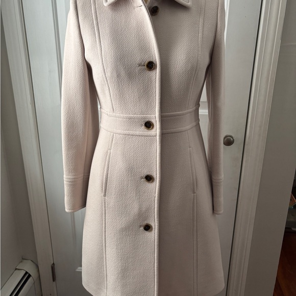 J. Crew Jackets & Blazers - Elegant Cream Italian Wool Women’s Coat